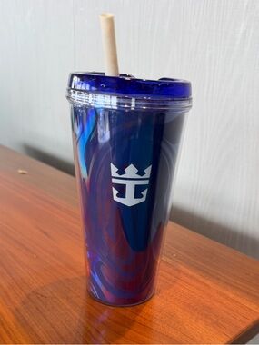 Royal Caribbean Blue Unlimited Soda Package plastic cup - valid thru April 22nd!